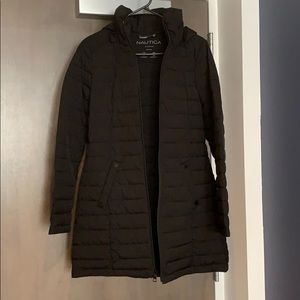 Nautica Hooded stretch puffer coat